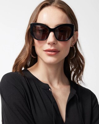 Black Cat Eye Sunglasses