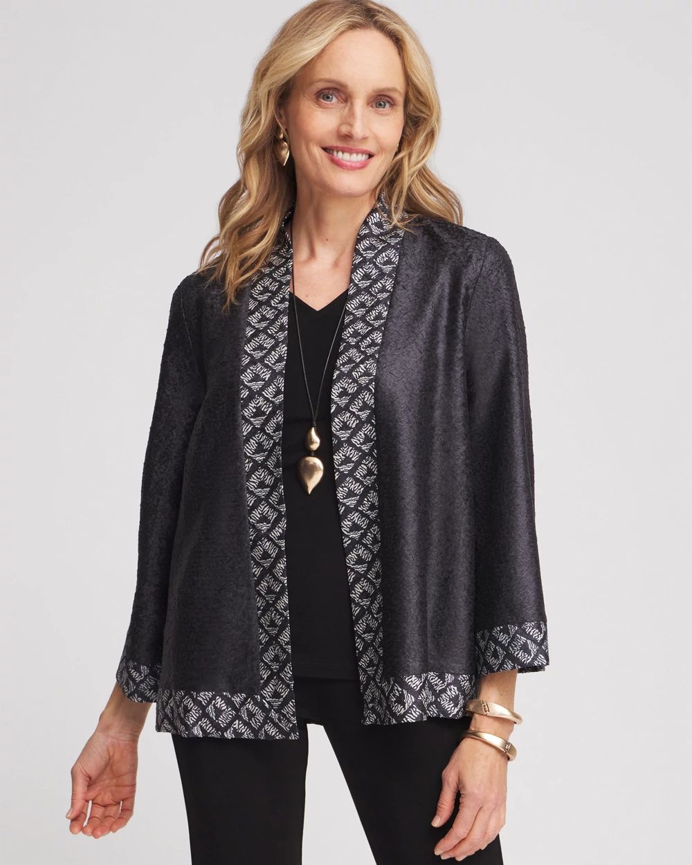 Travelers™ Collection Reversible Marble Crushed Jacket