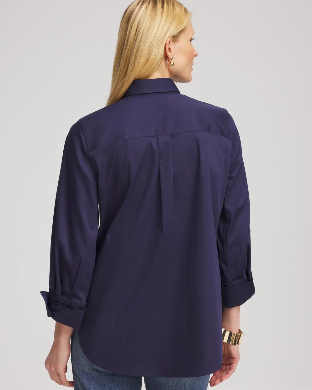 Stretch-Sateen Shirt click to view larger image.