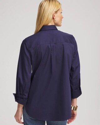 Stretch-Sateen Shirt click to view larger image.