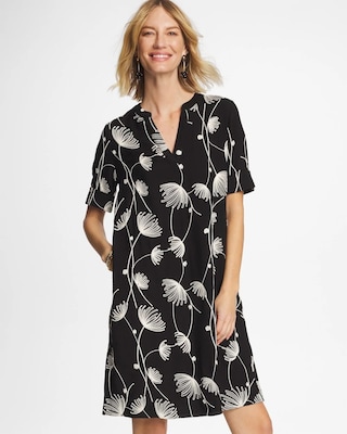 Embroidered Ginkgo Bonnie Dress