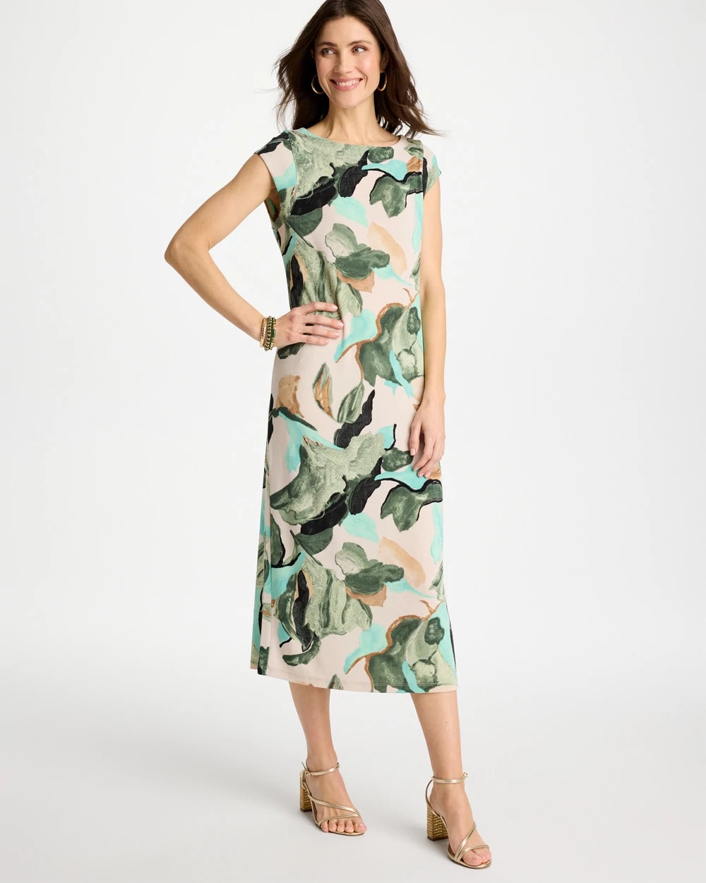Travelers™ Soft Bloom Midi Dress