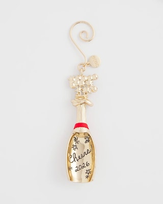 Champagne Bottle Ornament click to view larger image.