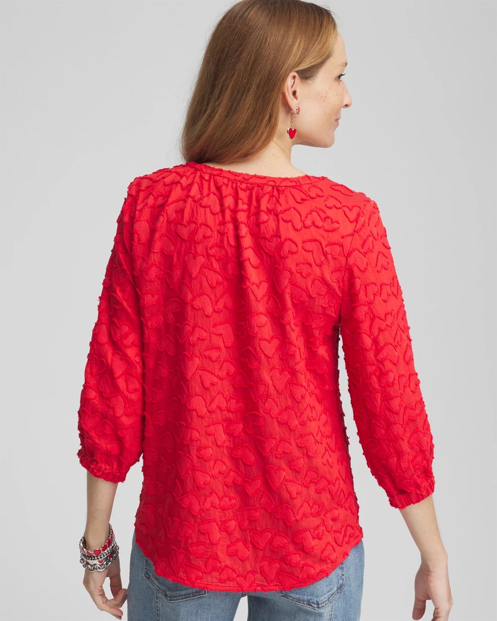 Embellished Valentine's Day Blouse