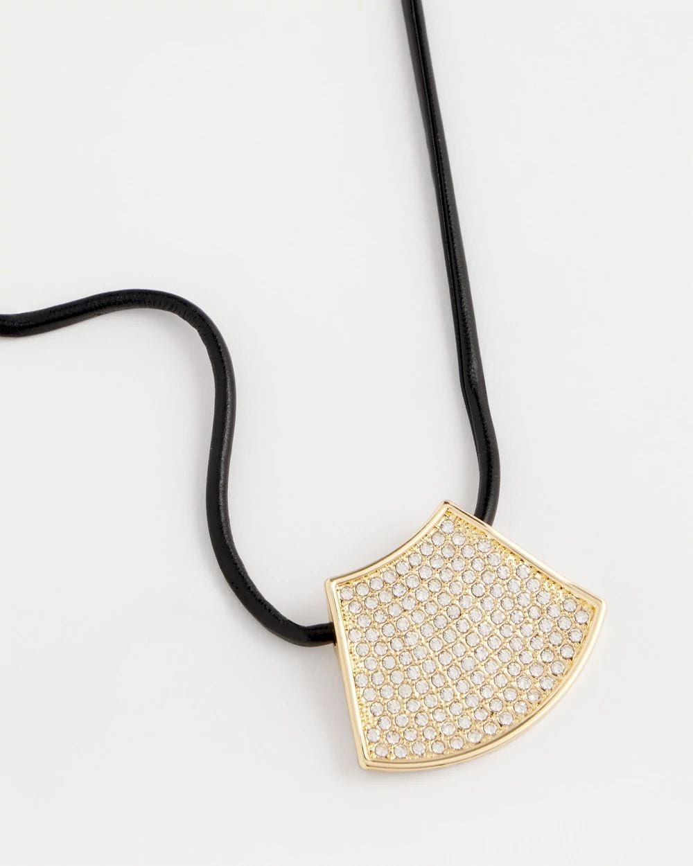 Gold Glitz Pendant Necklace