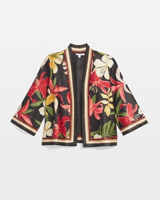 Travelers™ Collection Tropical-Lily Crushed Jacket click to view larger image.
