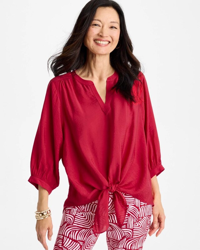 Tie-Front Top