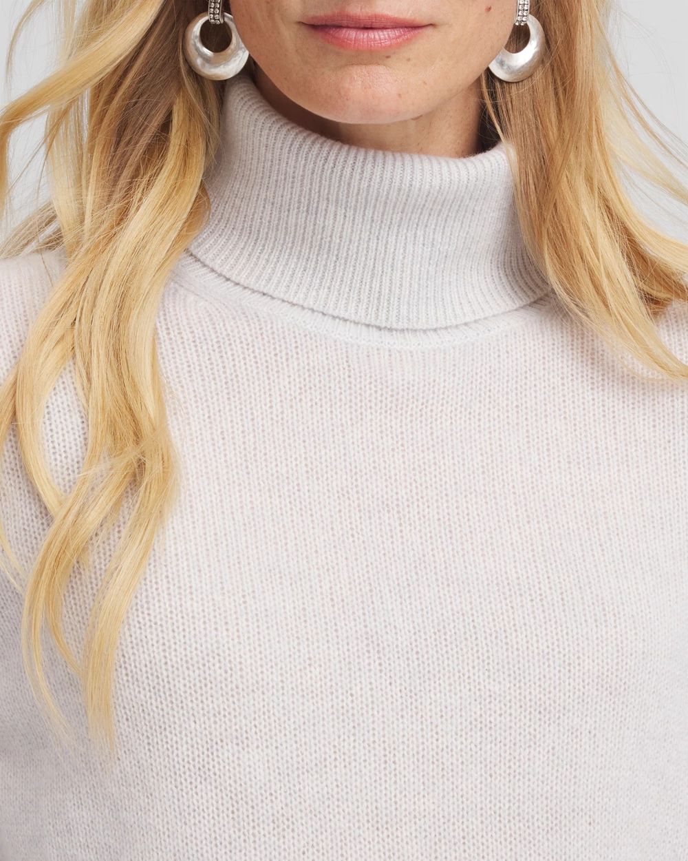 Cashmere Turtleneck Sweater Tunic