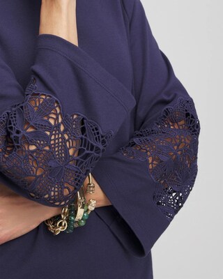 Lace Sleeved Top click to view larger image.