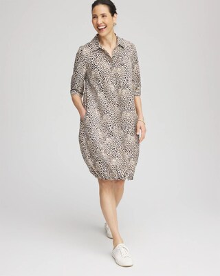 Zenergy® Animal Print UPF Bungee Dress click to view larger image.
