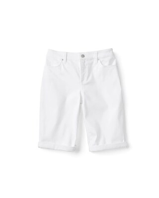 So Slimming No-Stain White Girlfriend Shorts