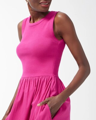 Fit & Flare Tank Maxi Dress