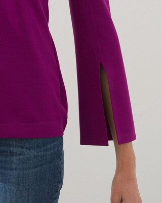 Ponte Split Sleeve Top