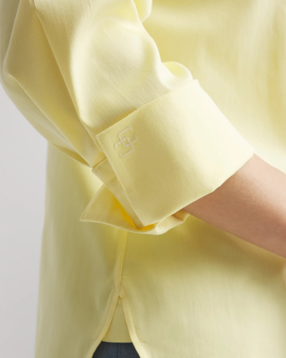 Stretch-Sateen Shirt