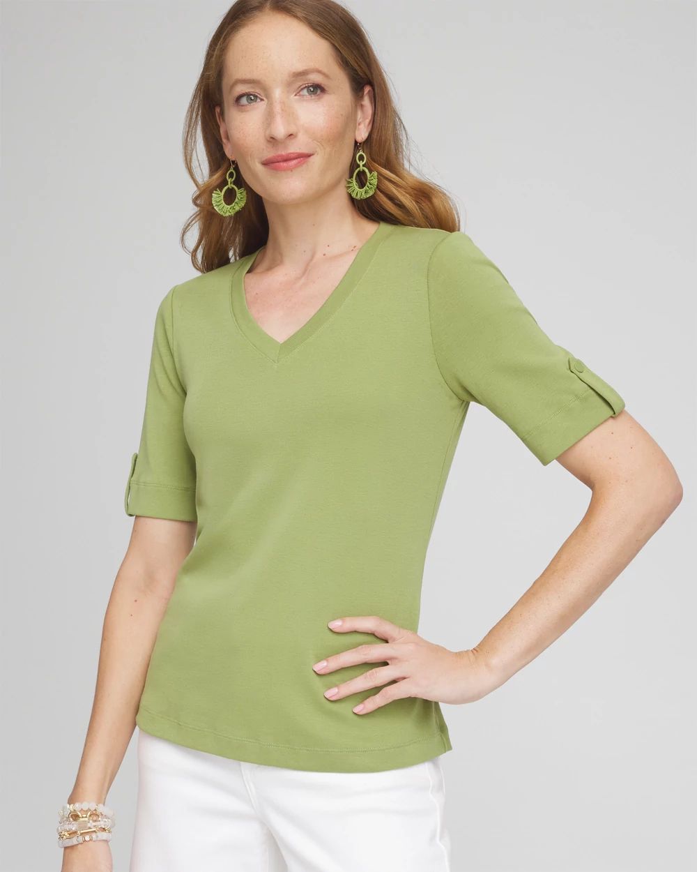 Everyday V-Neck Pima Tee