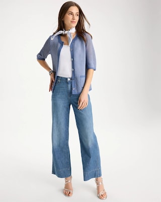 Mesh Lady Jacket Cardigan click to view larger image.