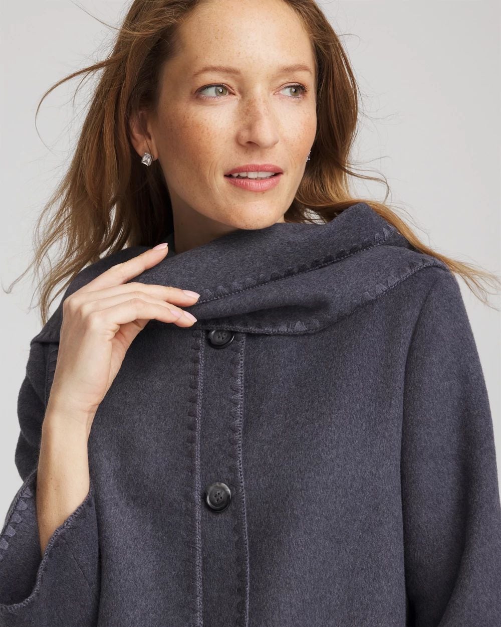 Wool Scarf Jacket click to view larger image.