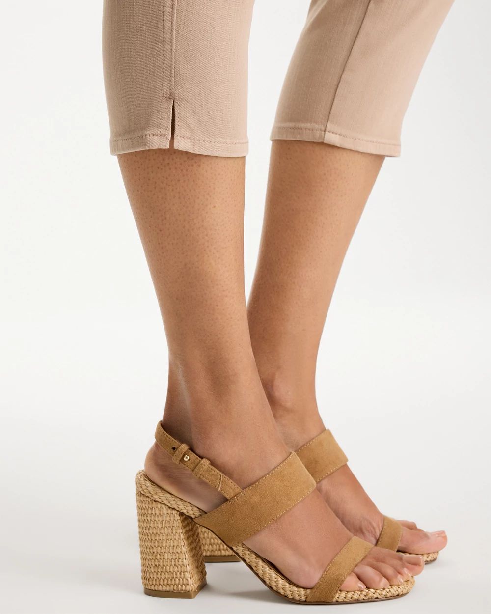 Pull-On Capri Jeans