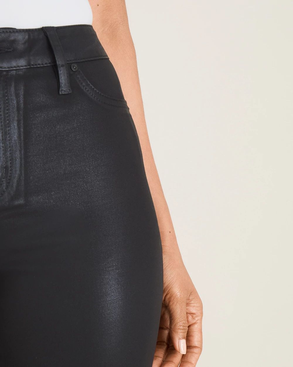 Coated Jeggings