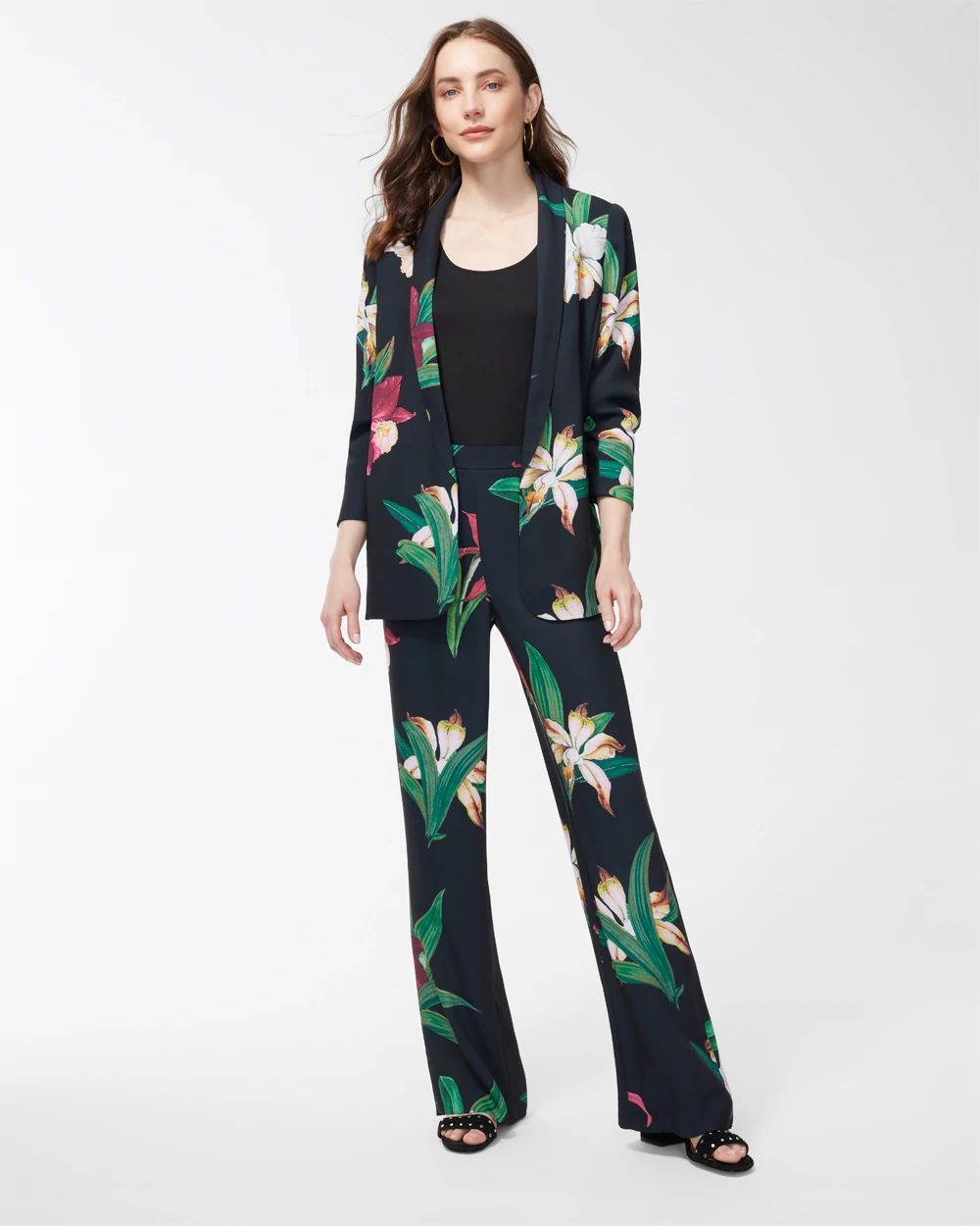 Floral Pull-On Soft Pants