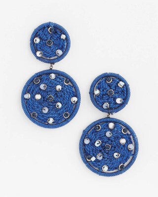 No Droop® Thread Wrapped Drop Earrings click to view larger image.