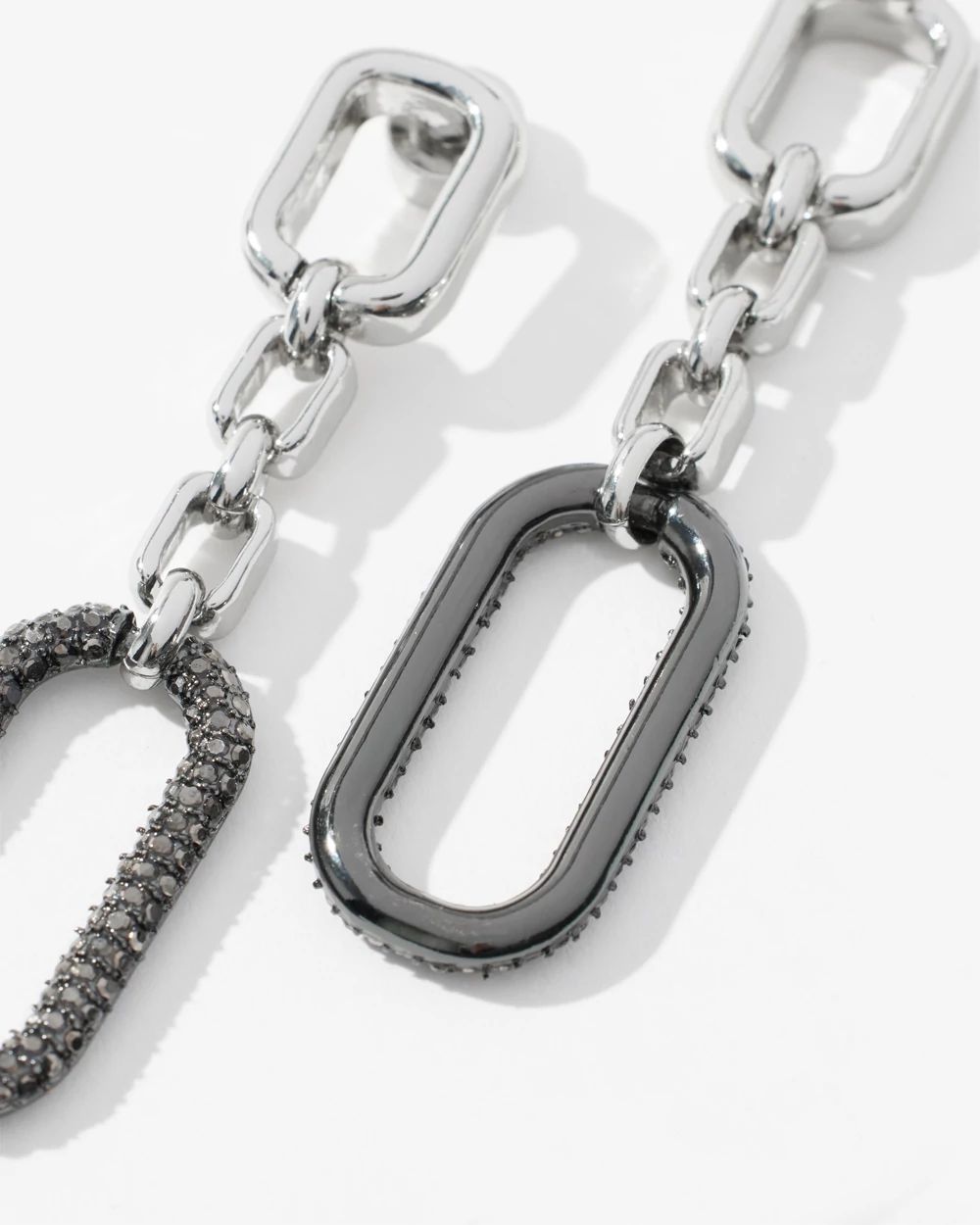 Pavé Linear Earrings