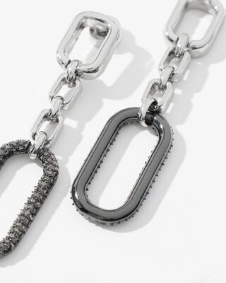 Pavé Linear Earrings