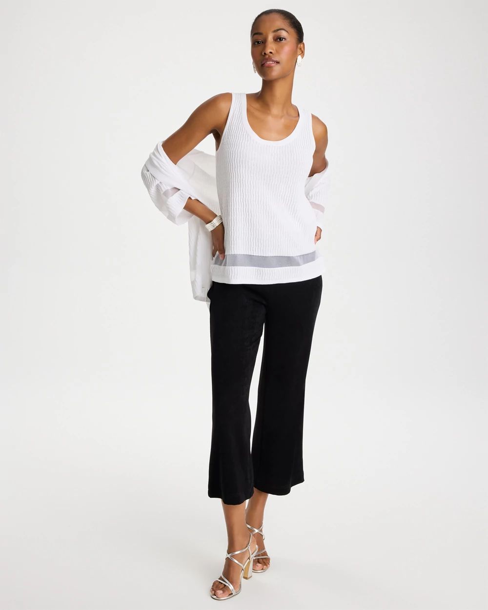 Travelers™ Sheer Stripe Tank