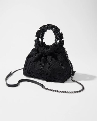 Embroidered Lace Handbag