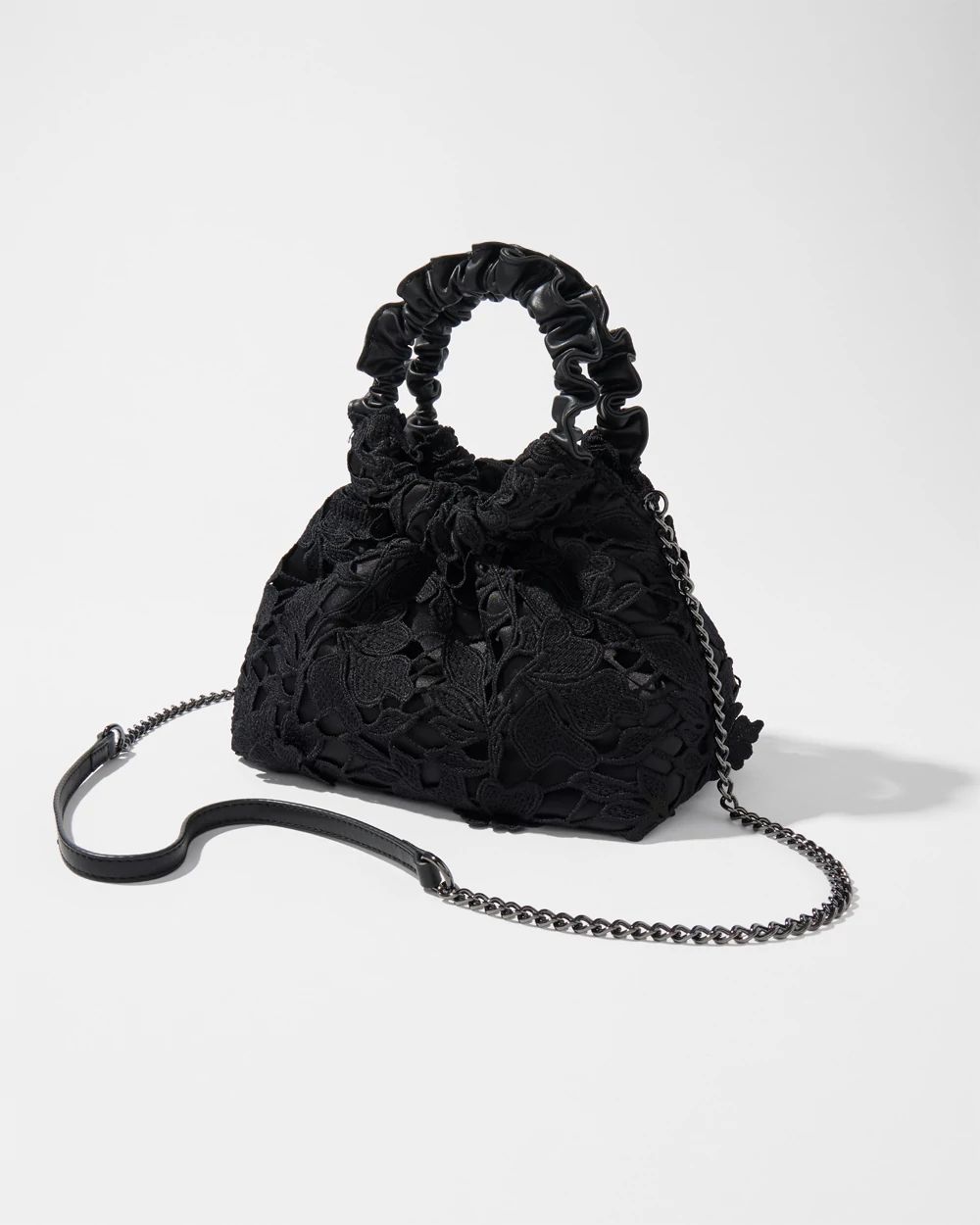 Embroidered Lace Handbag