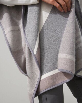 Stripe Knit Ruana