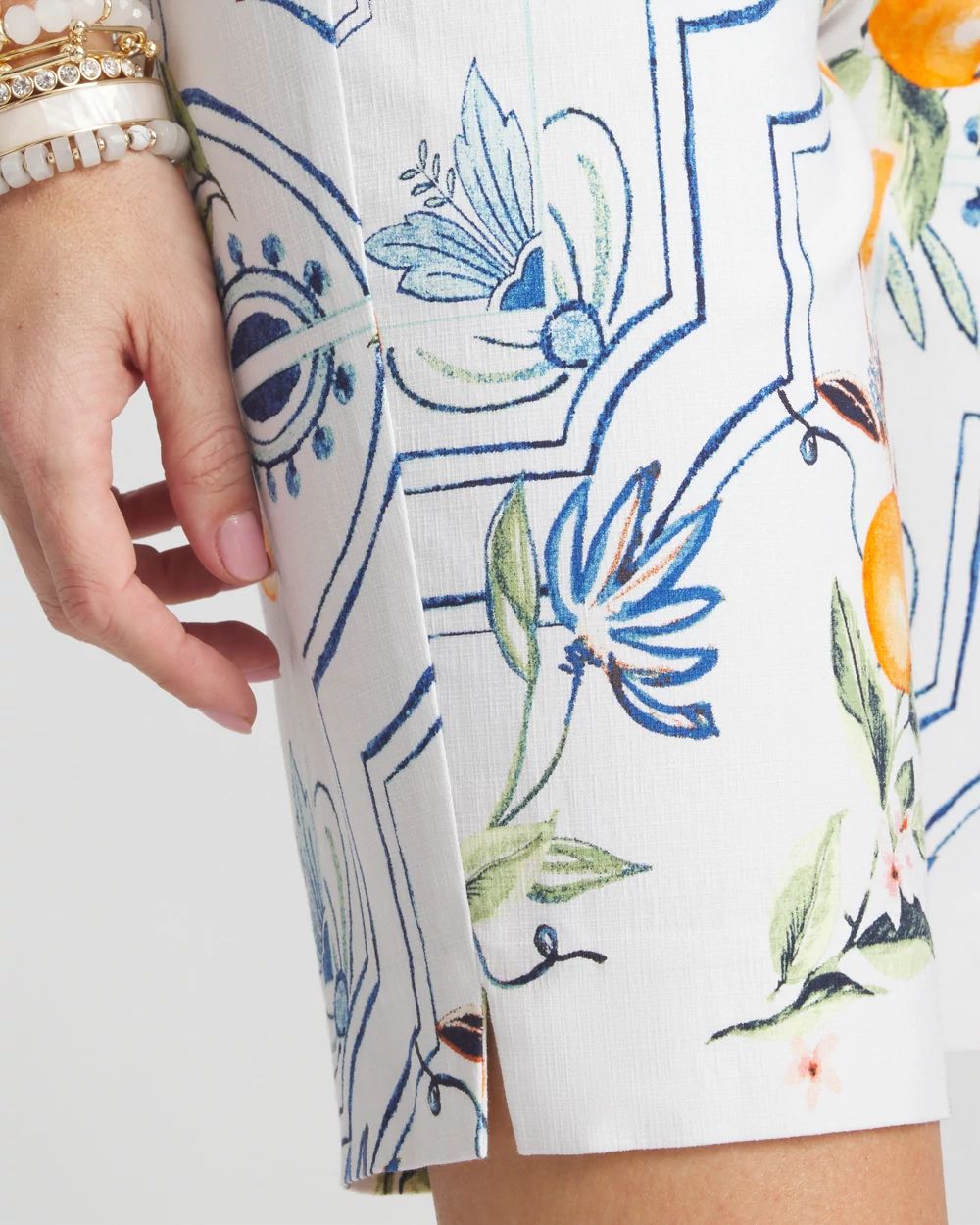 Brigitte 10 Tropical Print Shorts