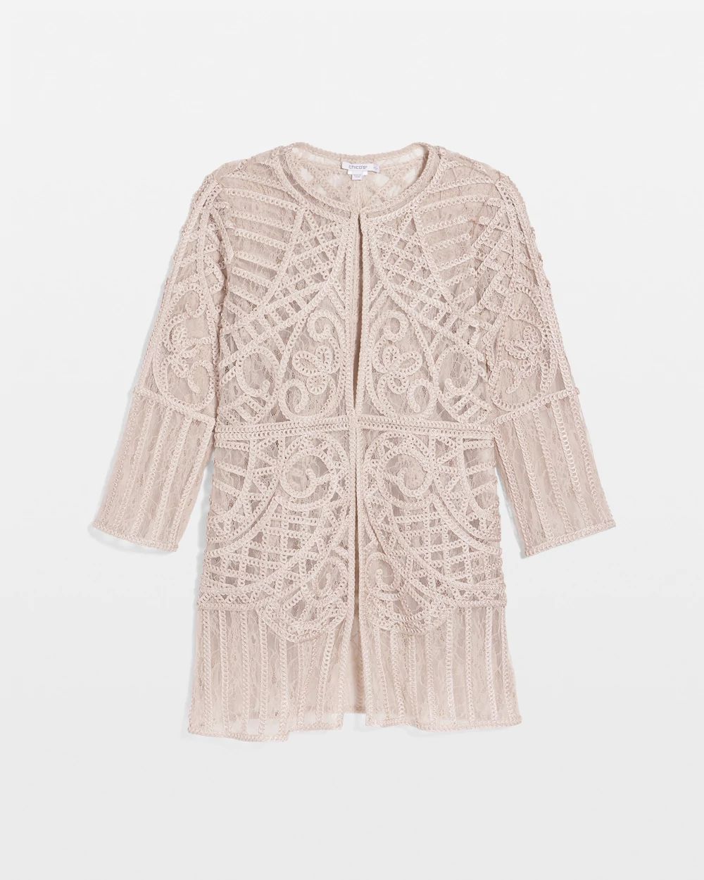 Travelers™ Collection Embroidered Lace  Jacket click to view larger image.