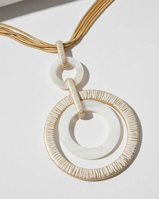 Mother of Pearl Pendant Necklace