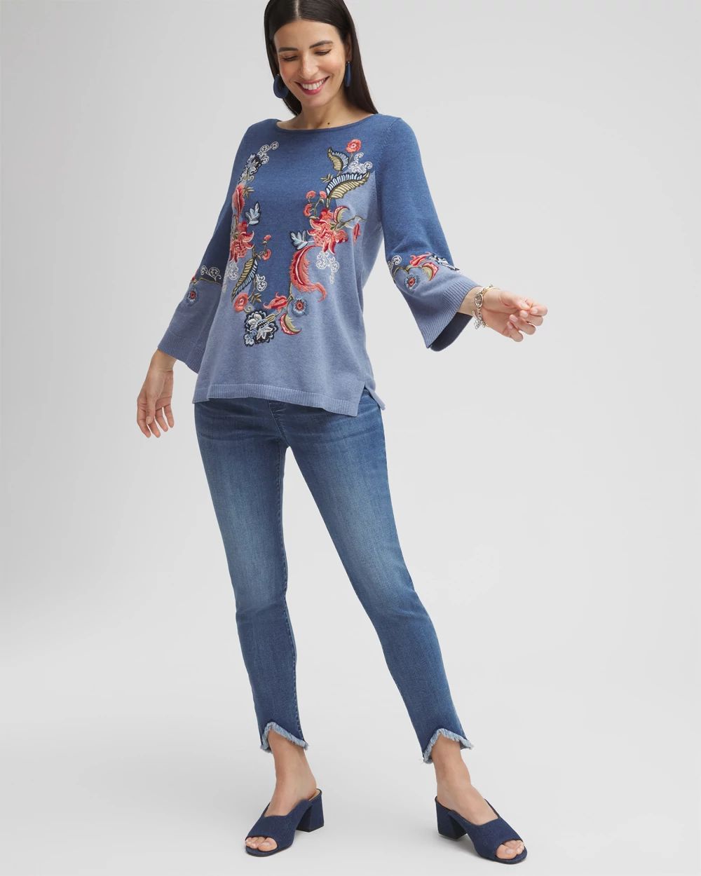 Petite Tulip Hem Pull-on Ankle Jeggings click to view larger image.