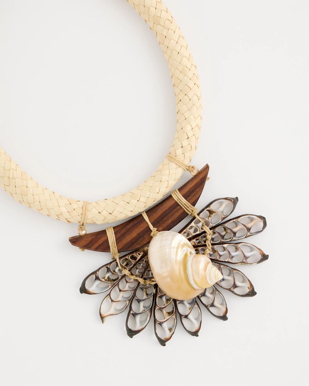 Chico's x Romi Marina Pendant Bib Necklace click to view larger image.