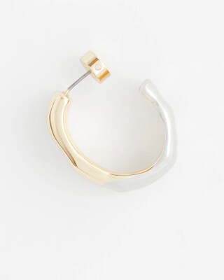 Mixed Metal Hoops