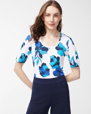 Floral Everyday Cotton Tee
