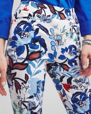 Brigitte Cool Floral Ankle Pants