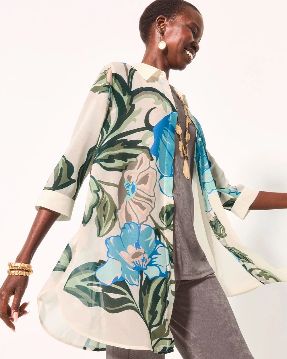 Travelers™ Artisinal Chiffon Tunic