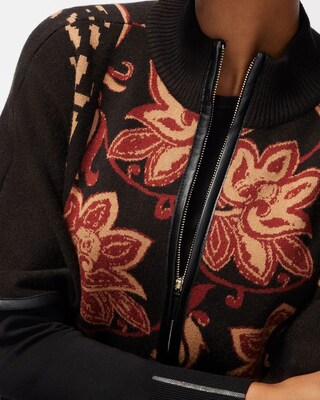 Zip Front Sweater Ruana
