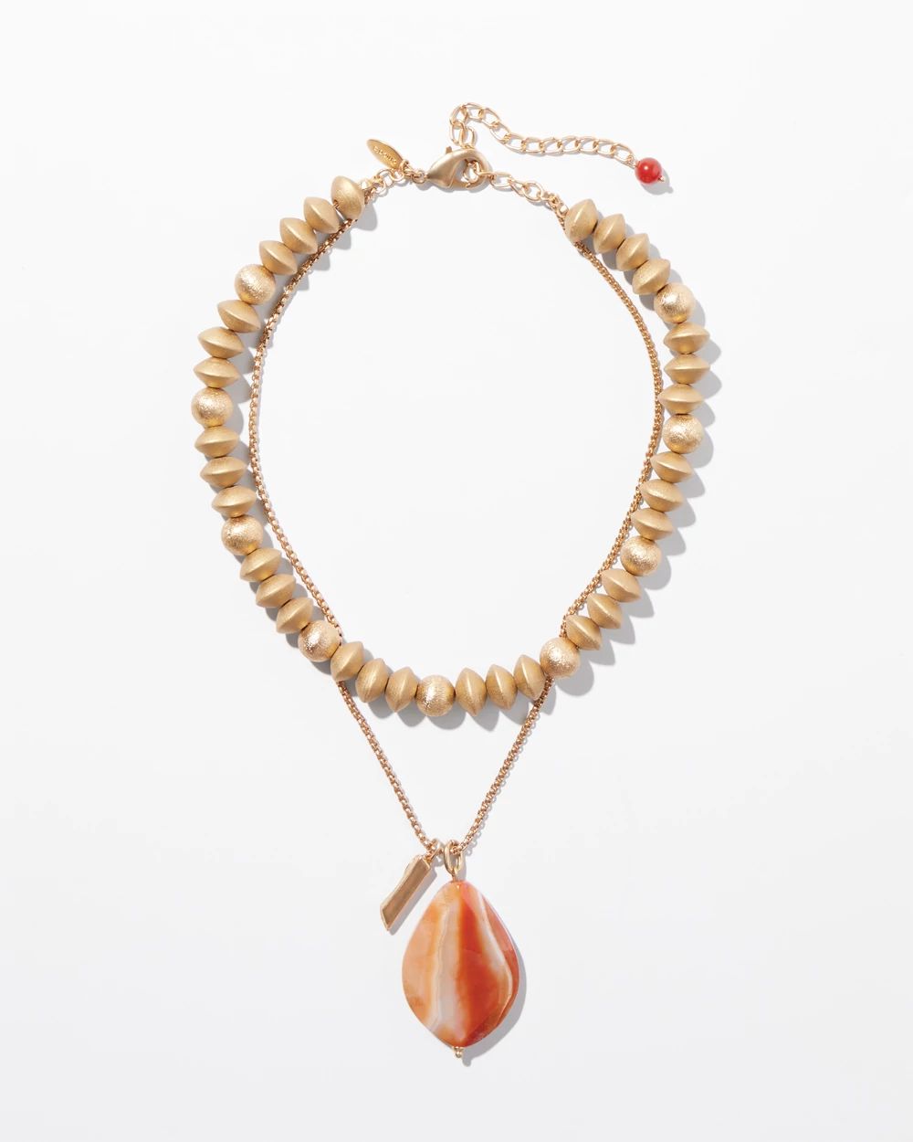 Agate Pendant Necklace