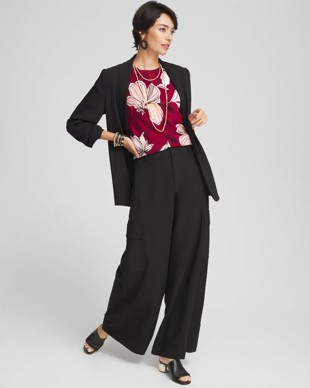 Blooms Short Sleeve Pullover Sweater