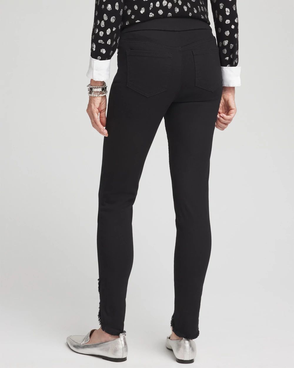 Tulip Hem Pull-On Ankle Jeggings