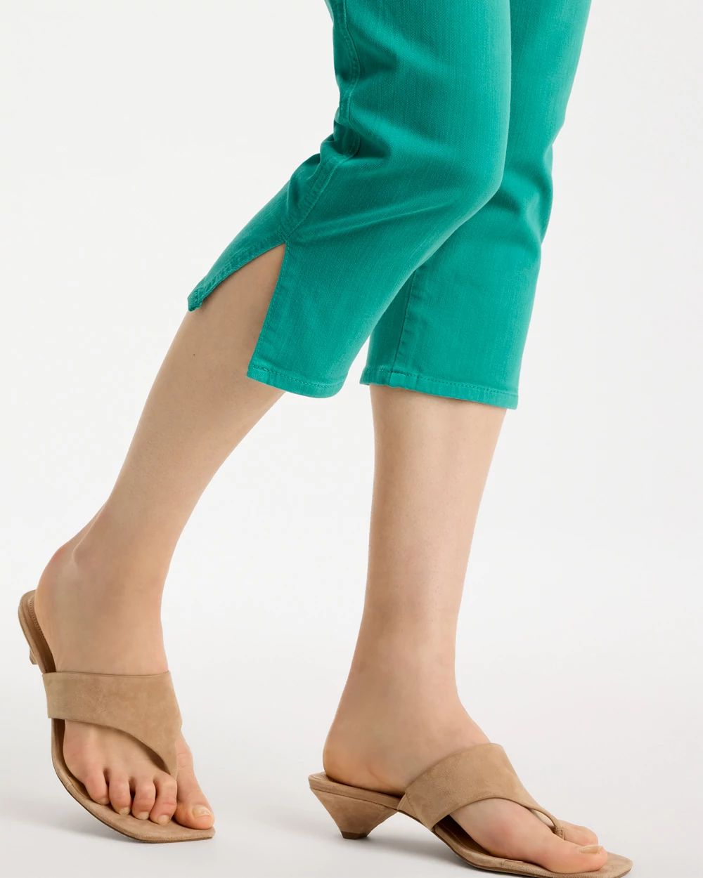 Pull-On Capri Jeans