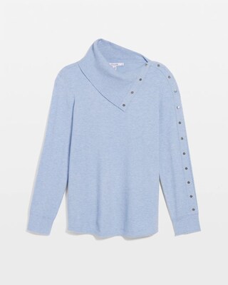 Zenergy® Luxe Cashmere Blend Mock Neck Sweater