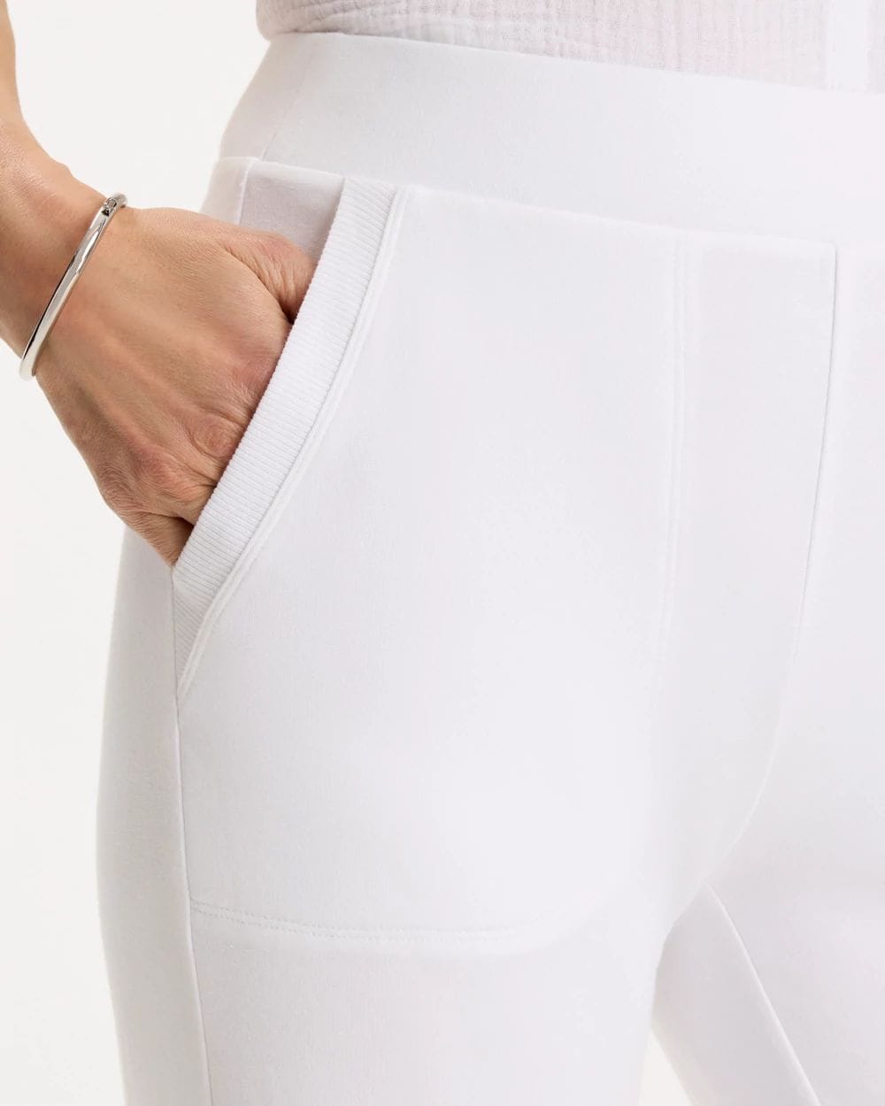 Zenergy® French Terry Cropped Pants click to view larger image.