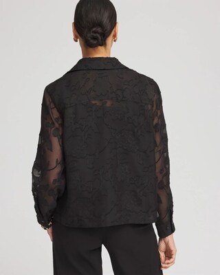 Long Sleeve Burnout Camp Shirt click to view larger image.