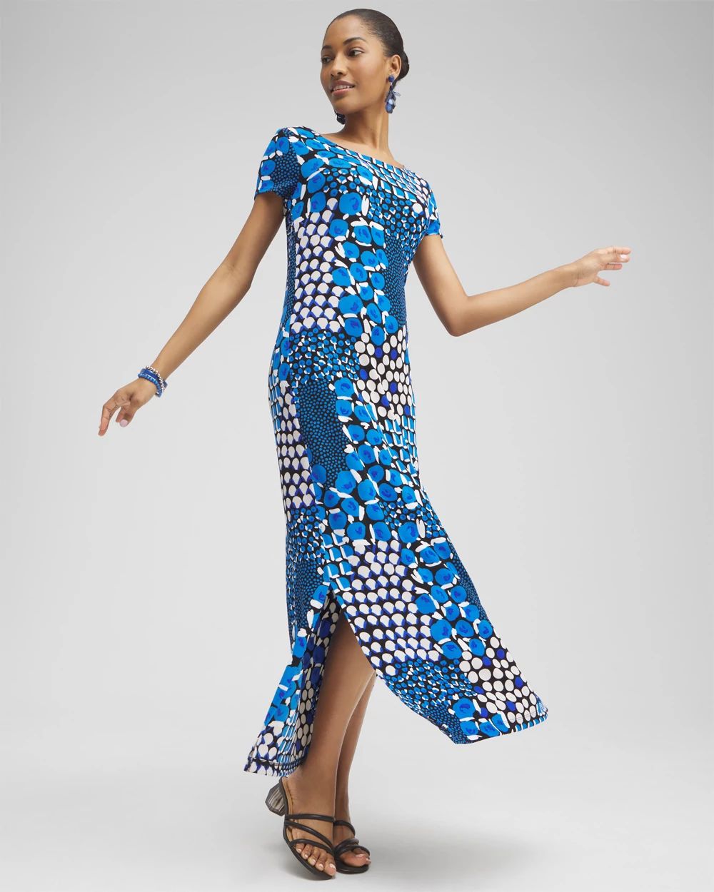 Travelers™ Classic Dots Maxi Dress click to view larger image.