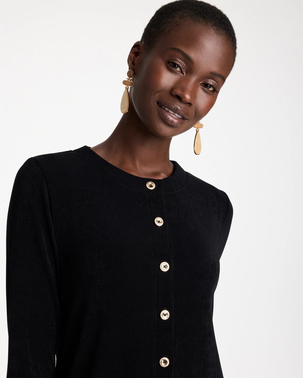 Travelers™ Collection Scoopneck Shirt Jacket
